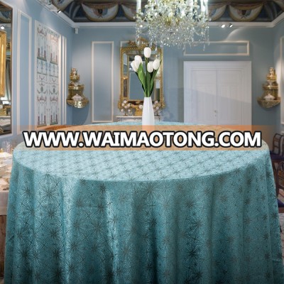 100% Polyester Sequin Durable Fashion Home Textile Tablecloths for Hotel