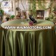 Wholesale Elegant Waterproof Hotel Wedding Decorations Restaurant Luxury Home Round Polyester Tablecloth Hot Sale