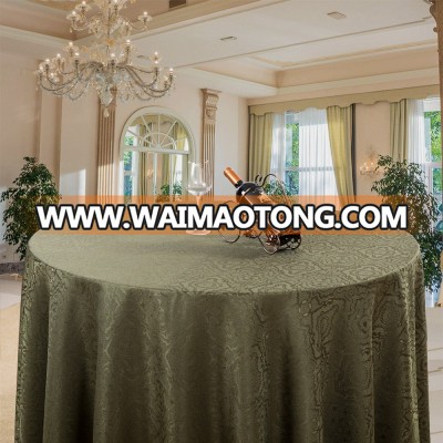 100% Polyester Round Durable Home Textile Table Cloth for Hotel