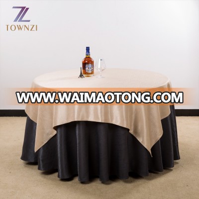 European Fashion Style Round Table Cloth 100% Polyester Wholesale Restaurant Luxurious Chair Covers And Round Tablecloth