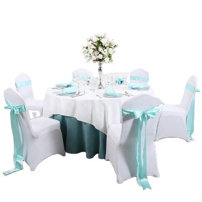 Luxury Banquet Table Clothes Decorative Table Cloths Round For Wedding